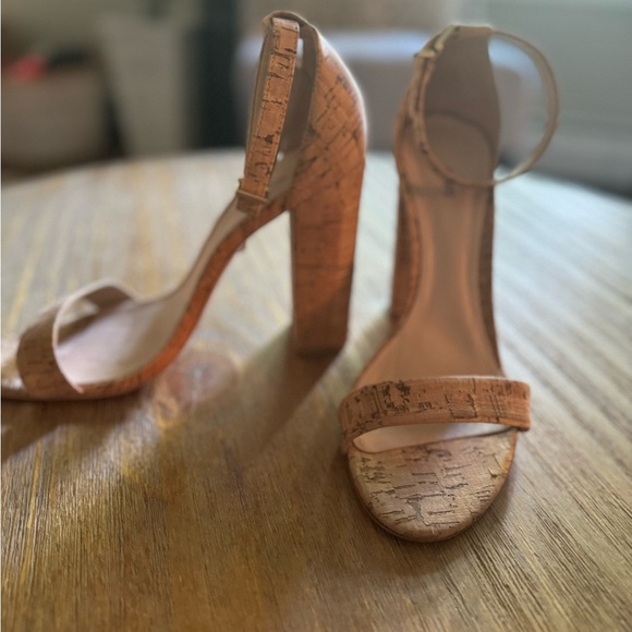 schutz enida cork sandals size 10 - Picture 6 of 8